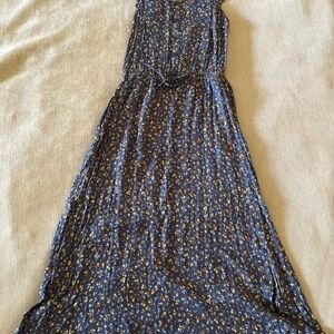 Arizona Love Blue Tiered Spaghetti Strap Sundress